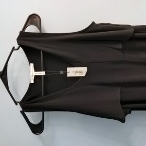 BCBGeneration Black Midi Dress Sleeveless Size XS